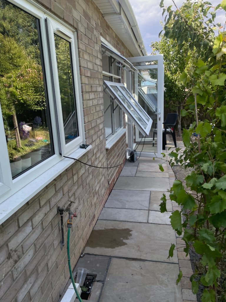 Side extension and patio access